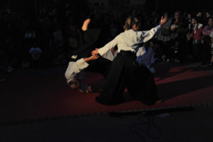 Dimostrazione di Aikido a Torpignathlon - 2015